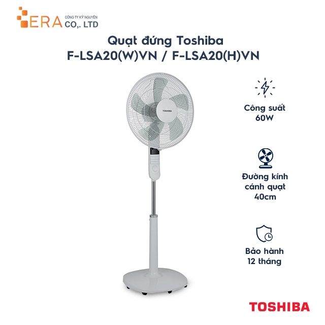 Quạt đứng Toshiba F-LSA20(W)VN / F-LSA20(H)VN