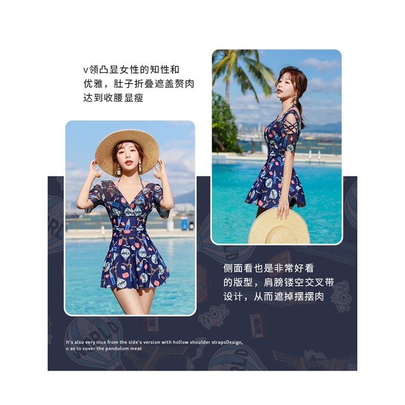 Bộ Đồ Bơi Một Mảnh Che Bụng Thời Trang Mùa Hè Cho Nữ Mã2021Fesyen | BigBuy360 - bigbuy360.vn