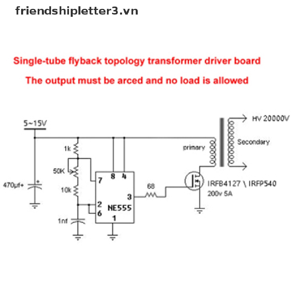Bảng Mạch Chuyển Đổi Điện Áp Cao 20KV