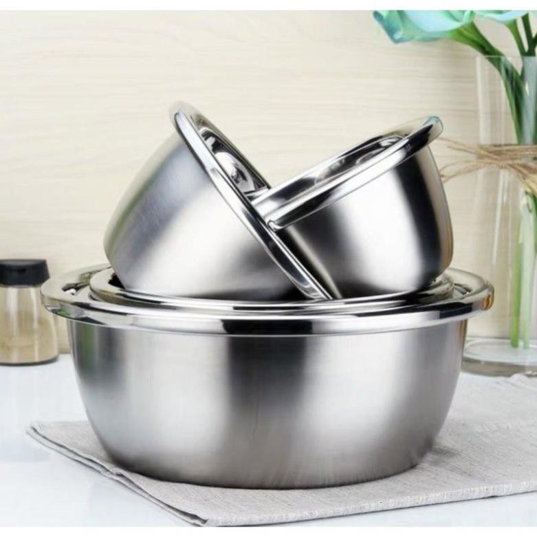 Chậu, thau 100% inox 304 cao cấp an toàn tuyệt đối cho sức khỏe