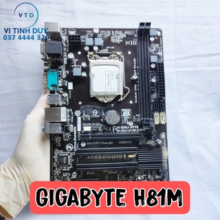 Main h81 gigabyte hàng zin tháo máy + tấm chặn