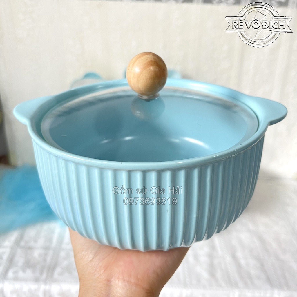 Bộ bát đĩa gốm sứ decor trang trí đồ ăn bộ xanh mint 20 món siêu đẹp cho mùa hè tươi mát
