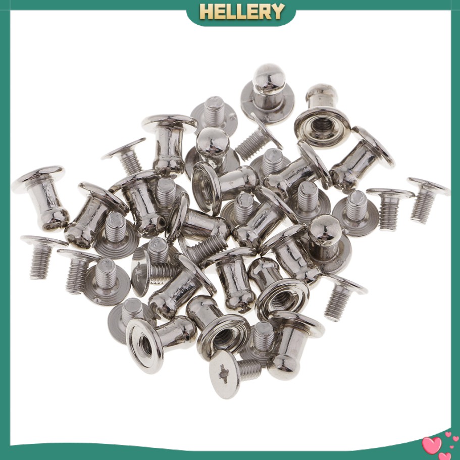 Set 20 Đinh Tán Đầu Tròn mini Bằng Đồng Chuyên Dụng Làm Đồ Da