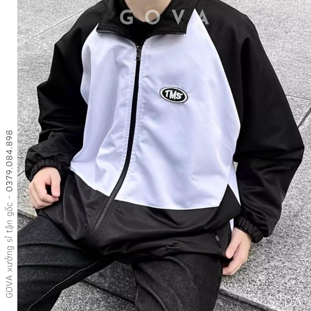 Áo khoác dù TMS MIDSIDE nam nữ form rộng Unisex 2 lớp Chống Nắng Siêu Hot ulzzang Jacket Bomber GOVA