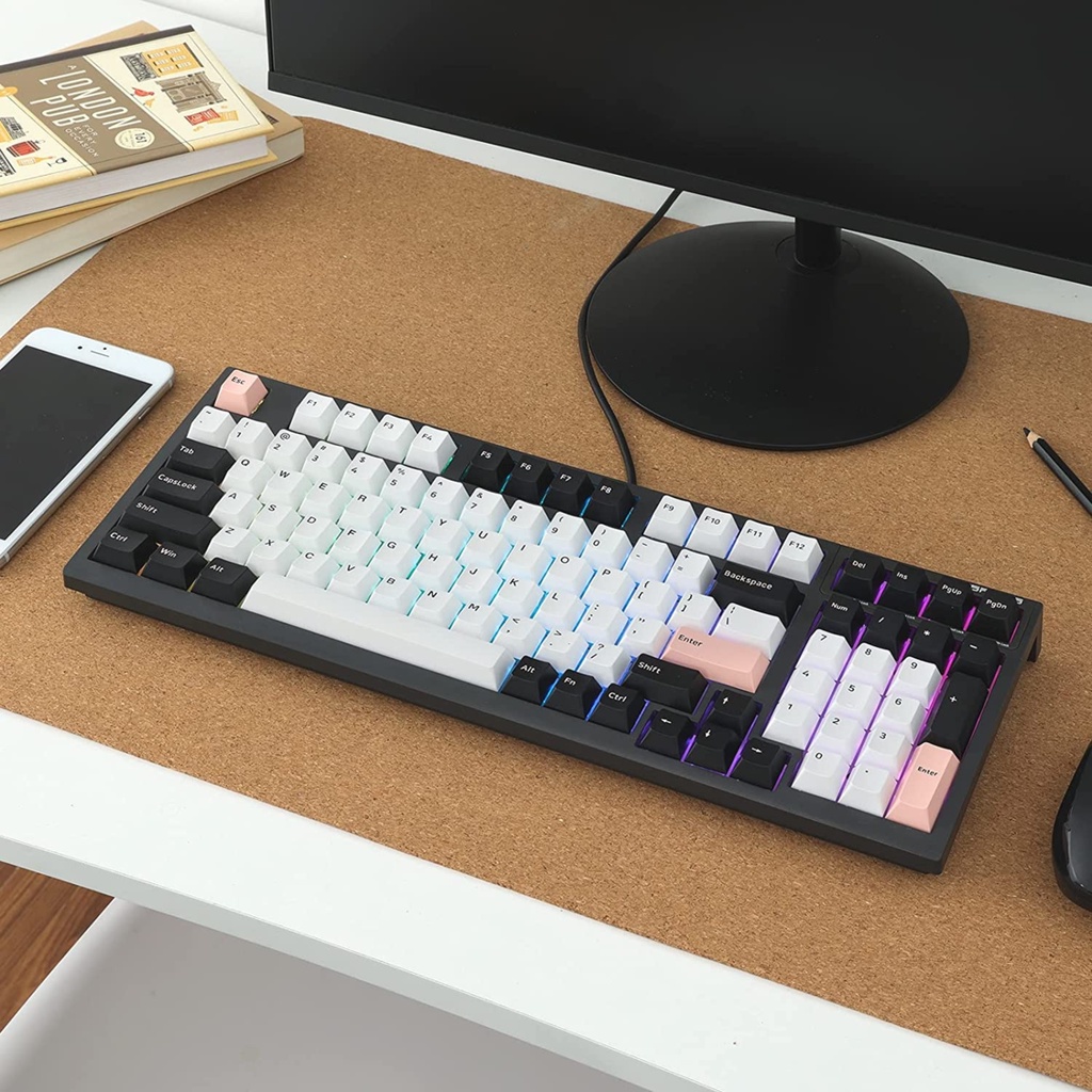 Bàn phím FL-Esports FL980 CP White OV Kailh Box White