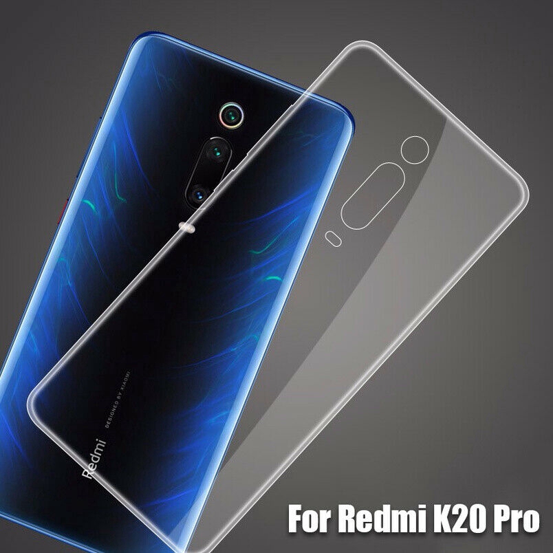 Ốp điện thoại dẻo trong suốt chất liệu silicone TPU cho Xiaomi Redmi K20/K20
