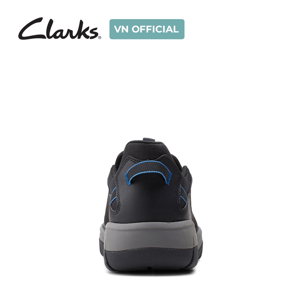 Giày Sục Nam CLARKS Ervin Low màu Đen