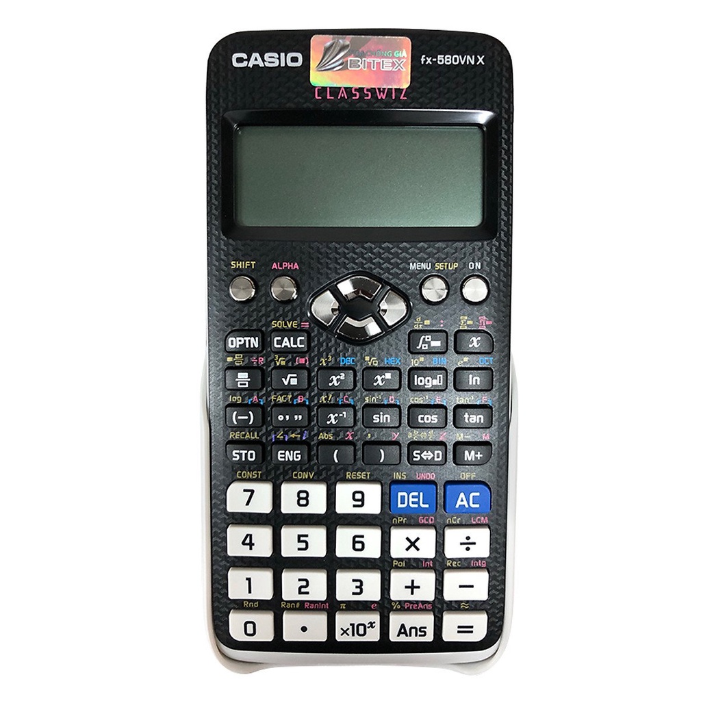 Máy Tính Casio FX 580VNX  Nhập Khẩu Thái Lan 521 Tính Năng Có Thể Chuyển Đổi Tiếng Việt