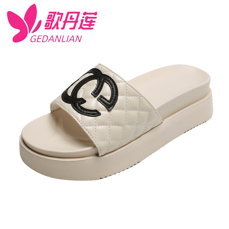Dép xỏ quai ngang đế dày chống trượt kiểu dáng thời trang dành cho nữ