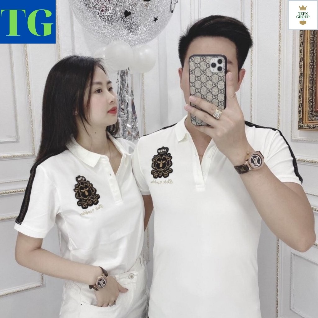 Áo Thun Nam Tay Ngắn AT16TG LOGO Vương Miện Sọc Vai Nhiều Màu Cao Cấp Phong Cách Trẻ Trung TG6 (44 - 70KG)