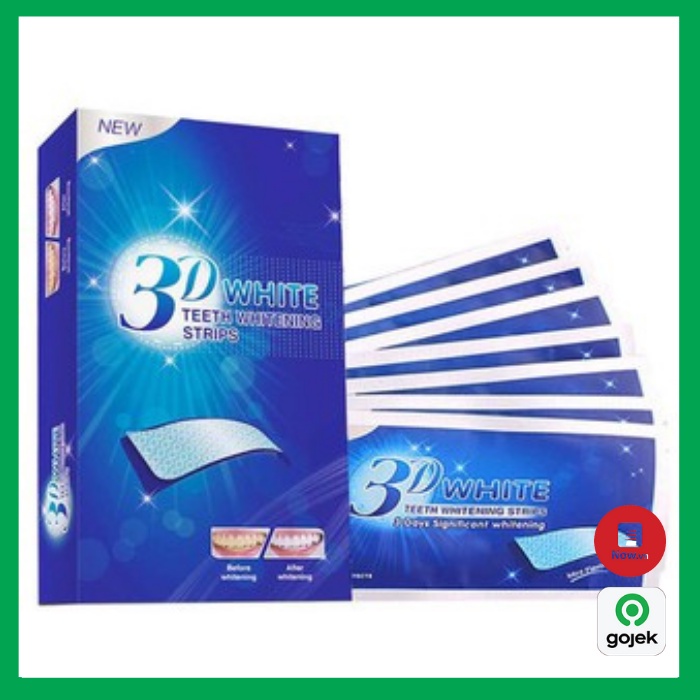 Miếng dán trắng răng 3D White Teeth Whitening Strips (Tách lẻ)