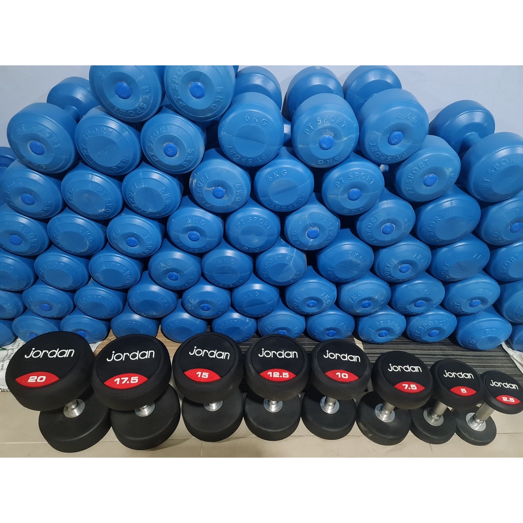 Tạ tay cao su Jordan 20kg - hàng nhập khẩu