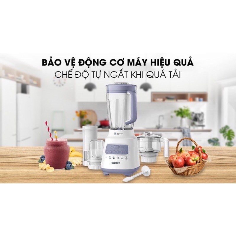 [Mã ELHA22 giảm 6% đơn 300K] {Hàng chĩnh hãng} Máy xay sinh tố philips HR2223 - 700W