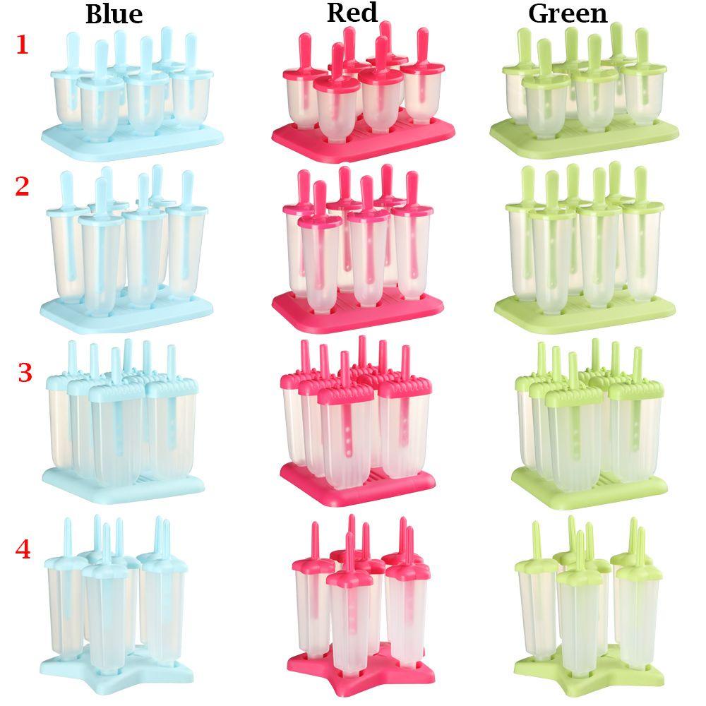 Set 6 Khay Silicone Làm Kem / Bánh Tráng Miệng DIY