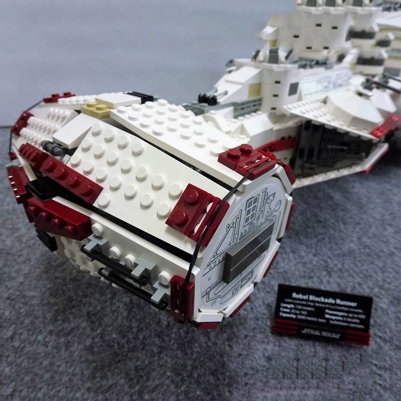 Đồ chơi Lắp ghé Mô hìnStar wars  Rebel Blockade Runner Phi Thuyền Vượt Tuyến Phong Tỏa Của Rebels  05046 KING 81048