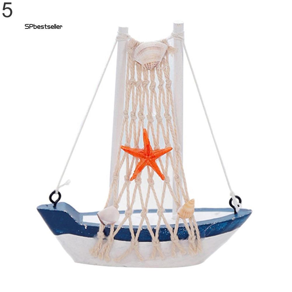 Mô hình thuyền buồm bằng gỗ làm quà tặng theo phong cách Địa Trung Hải