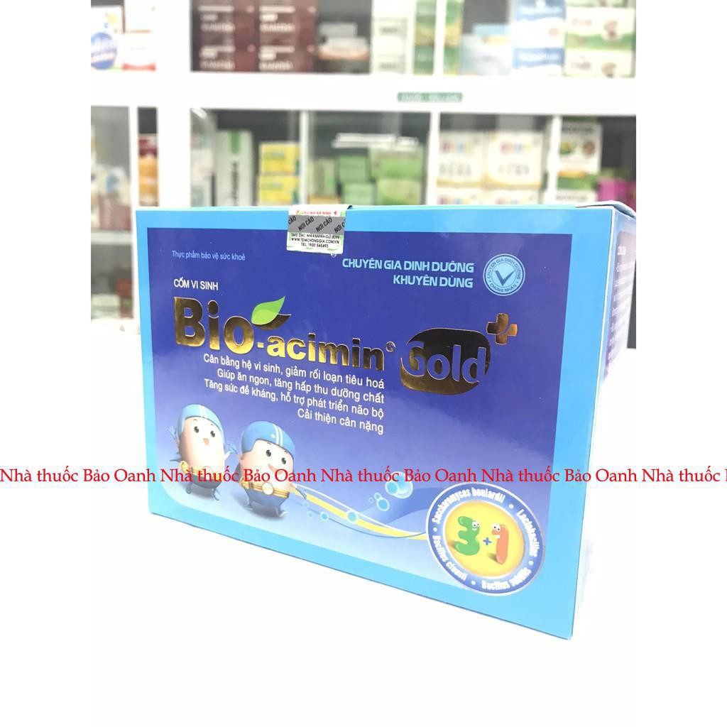 Bioacemin gold+, ăn ngon tăng hấp thu và cải thiện cân nặng- Hôp30 gói
