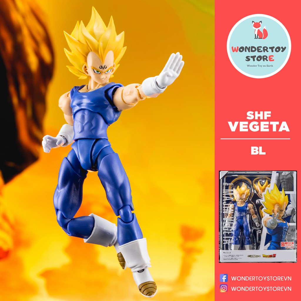 Mô hình SHF Majin Vegeta Dragon Ball Z SHF Dragon ball 15cm