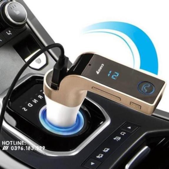 Tẩu Car G7 Sạc, nghe nhạc USB thẻ nhớ và Bluetooth trên ô tô ver 2020