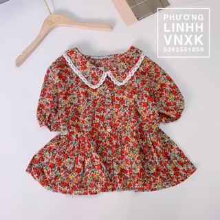 BÁN SỈ ÁO PEPLUM HOA CỔ SEN