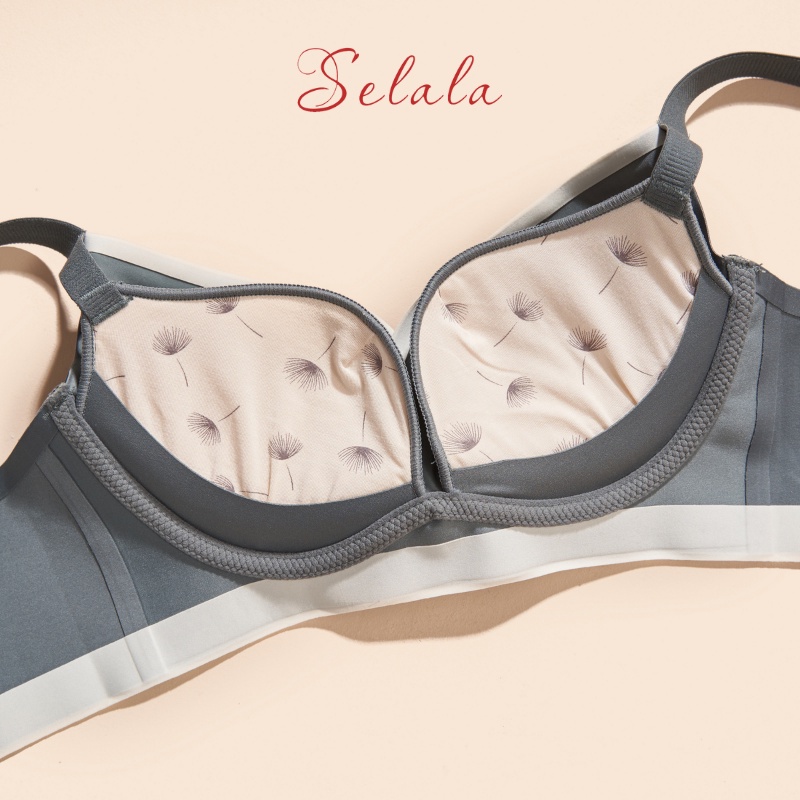 Áo Lót Nữ Selala Đệm Vừa 2cm Chất Lụa Siêu Sang Chảnh Nâng Ngực Mềm Mại AV29