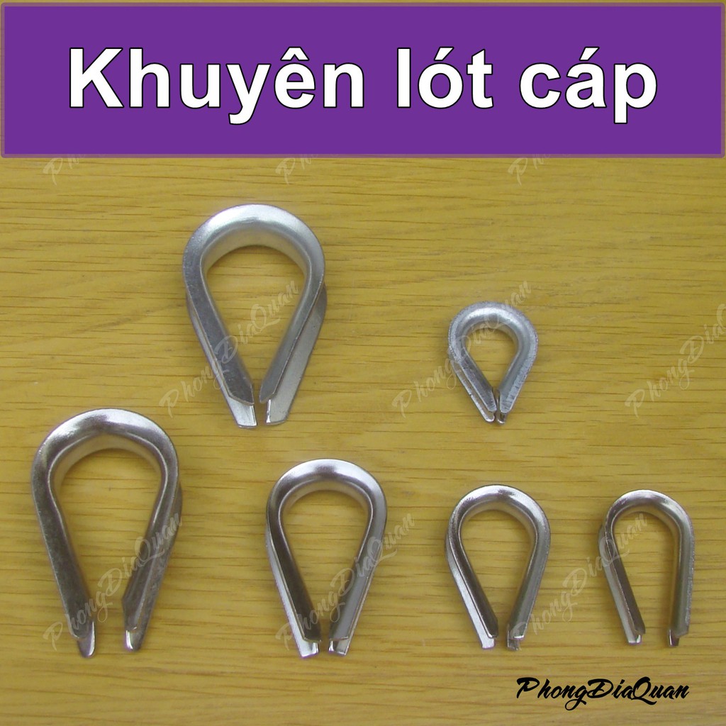 Khuyên lót cáp, bẹn cáp (bằng sắt hoặc inox 304)