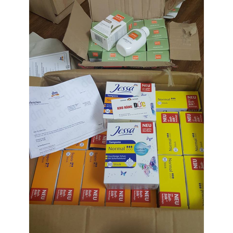 Băng vệ sinh Tampon Jessa Facelle Đức ( kèm Bill ảnh cuối)