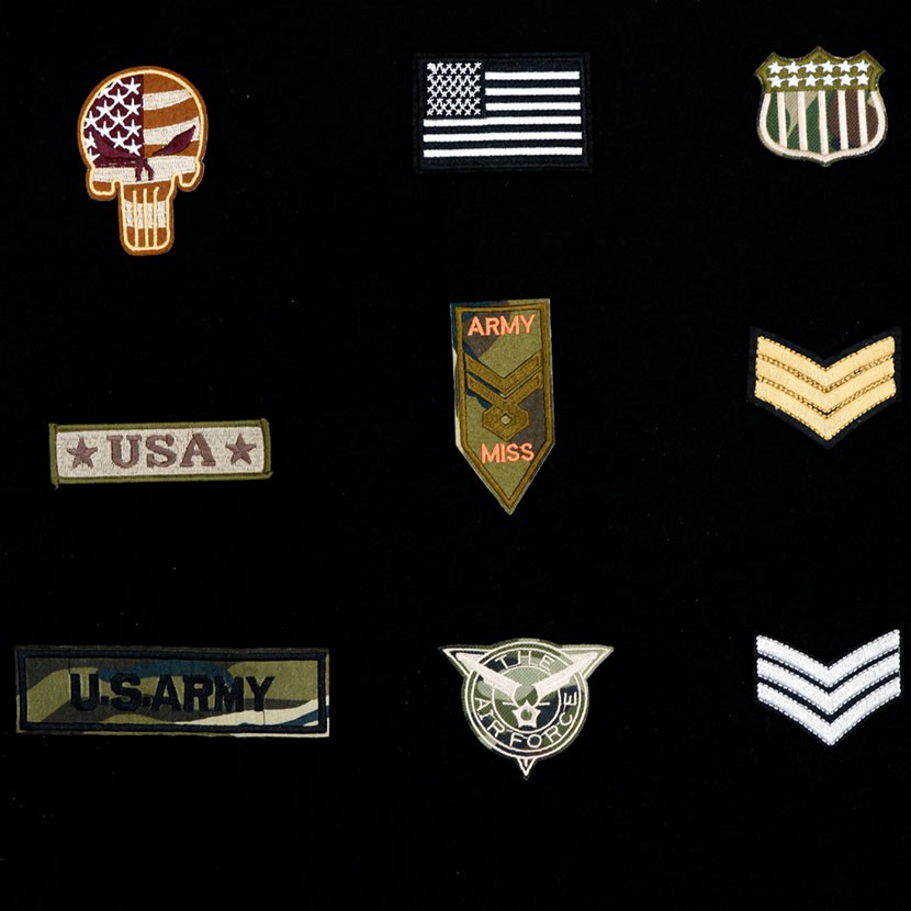 Patch vải, huy hiệu quân đội Mỹ, US army dùng ủi lên quần áo bomber, pilot...