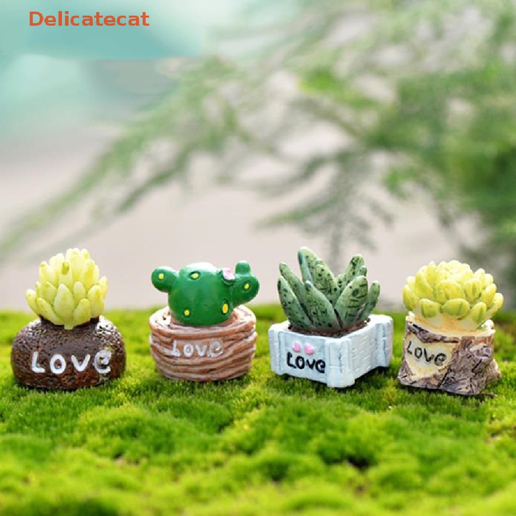 Cây Xương Rồng Giả Mini Như Thật Trang Trí Phong Cảnh