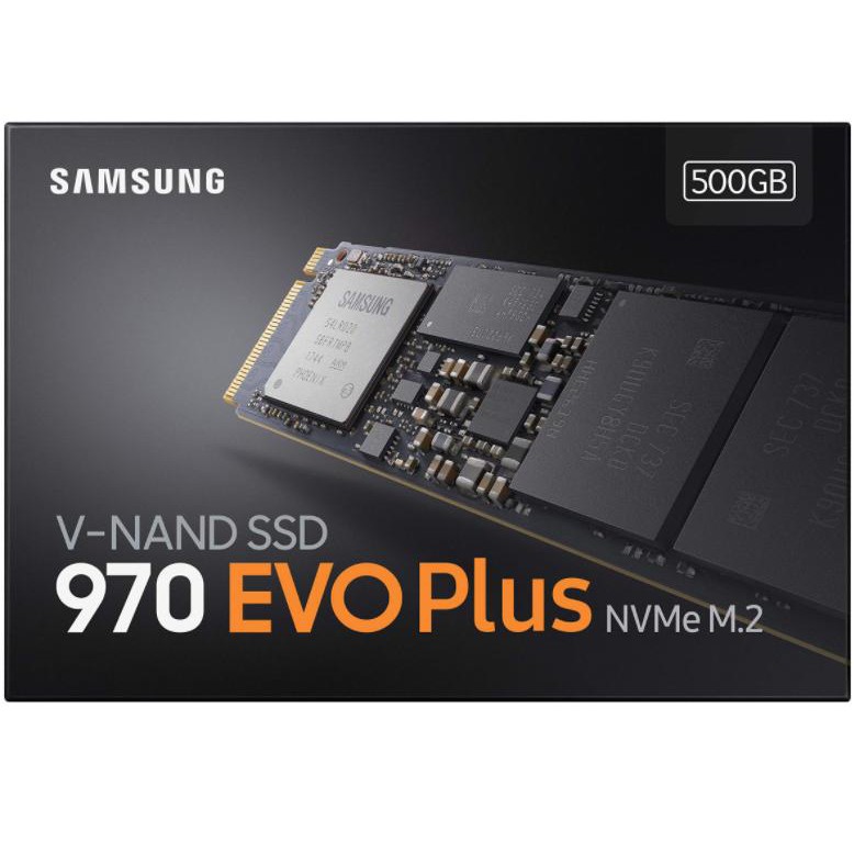 Ổ cứng SSD M2-PCIe 500GB Samsung 970 EVO Plus NVMe 2280