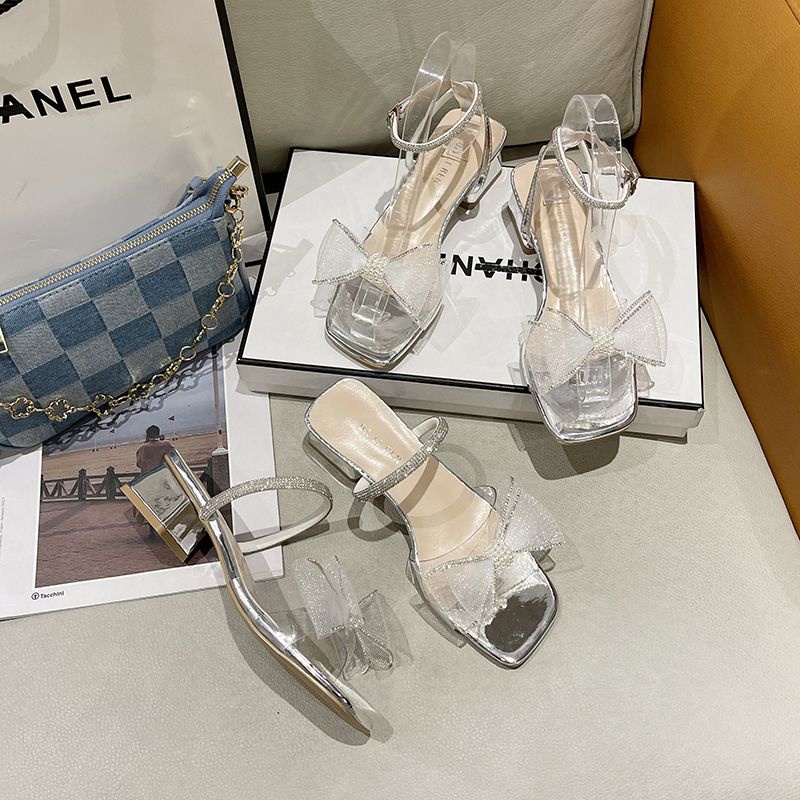 Sandal Cao Gót Thiết Kế Mới Thời Trang Theo Phong Cách Pháp Cho Nữ