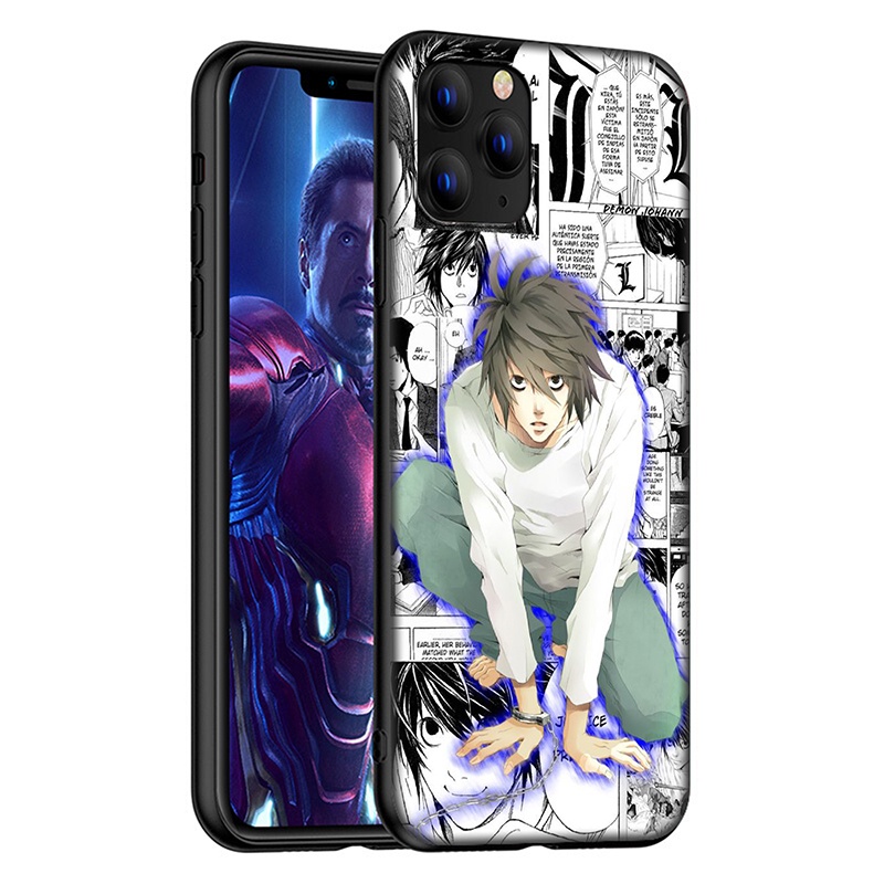 Ốp điện thoại mềm in hình Death Note thích hợp cho iPhone 7 8 7+ 8+ 6+ 6S+ XR XS Max 5 5s 38LU