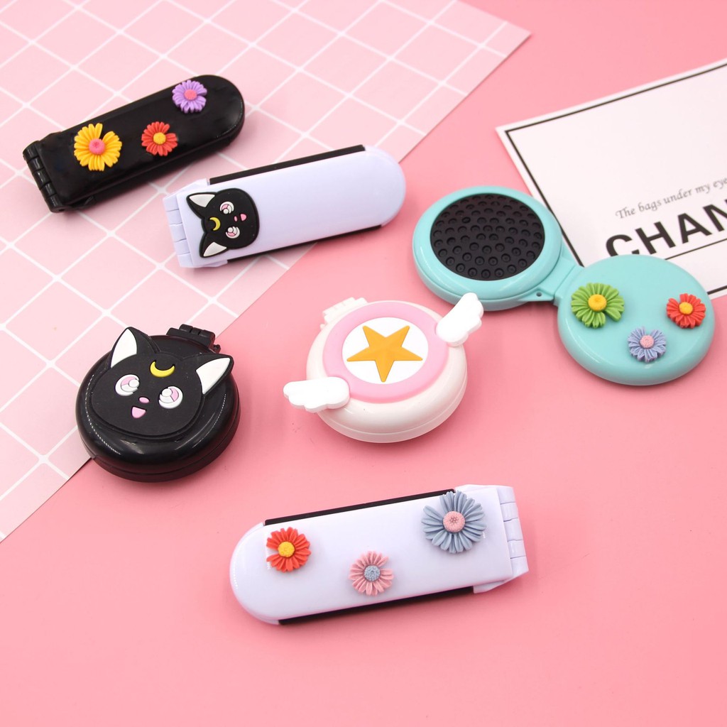 🌷 Lược Chải Tóc Gấp Gọn 2IN1 Bỏ Túi Tiện Lợi Cho Bạn Gái 🌷