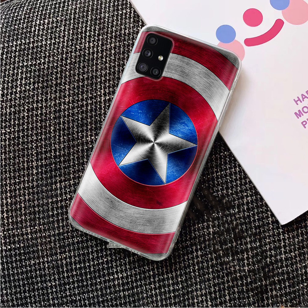 for iPhone 8 7 6s 6 plus 5 5S SE 5C 4 4s Casing Va93  Captain America Soft Transparent Case