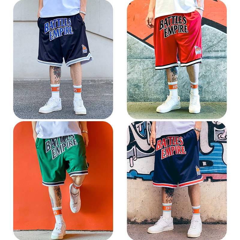 Quần Short Thể Thao Ống Rộng Thời Trang Mùa Hè Dành Cho Nam