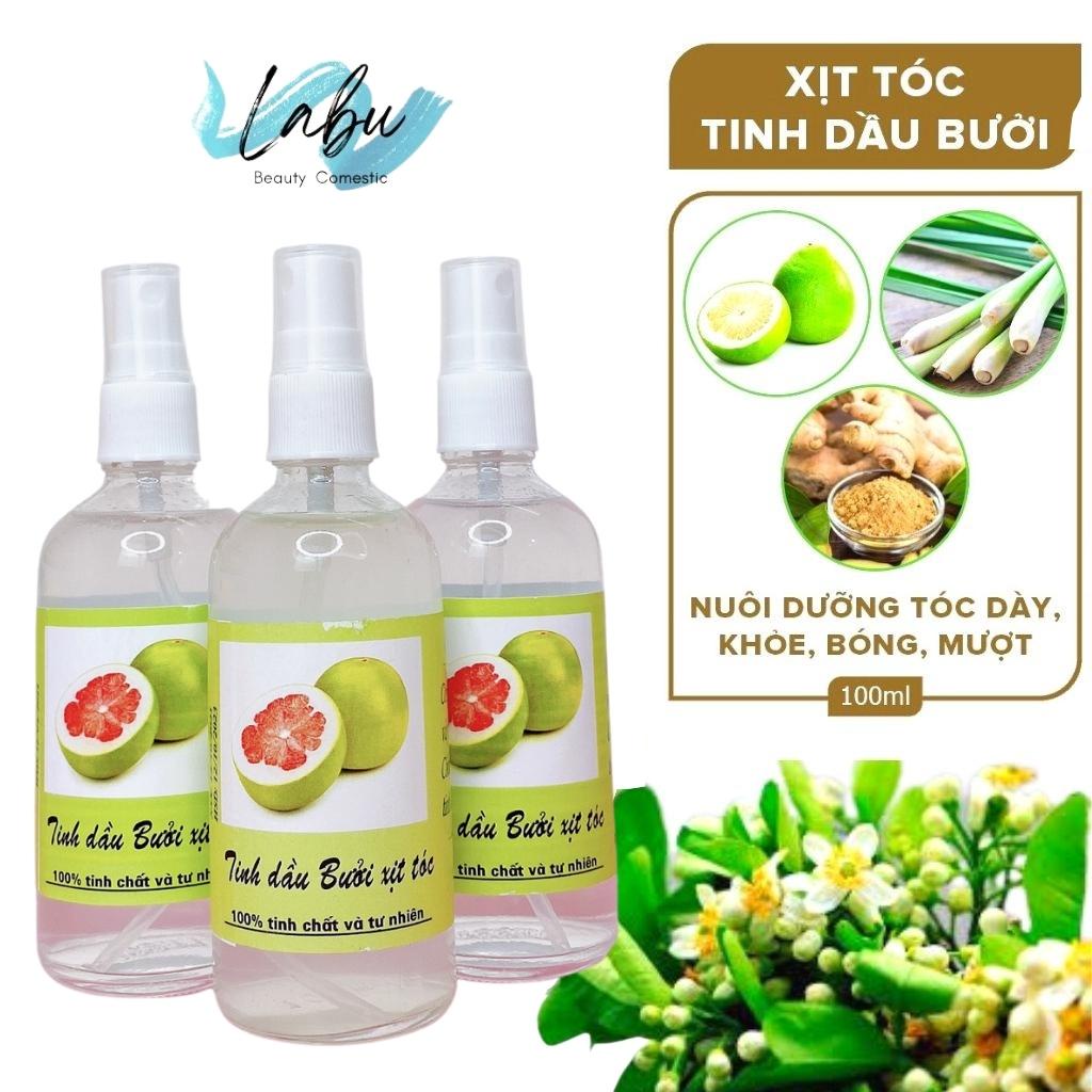 Xịt Tinh Dầu Bưởi LaBu Beauty Nguyên Chất Kích Thích Mọc Tóc Dưỡng Tóc Ngăn Tóc Gãy Dụng