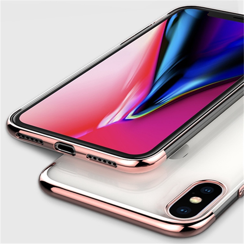 Ốp Điện Thoại Kính Cường Lực Trong Suốt Viền Mềm Kiểu Đơn Giản | BigBuy360 - bigbuy360.vn