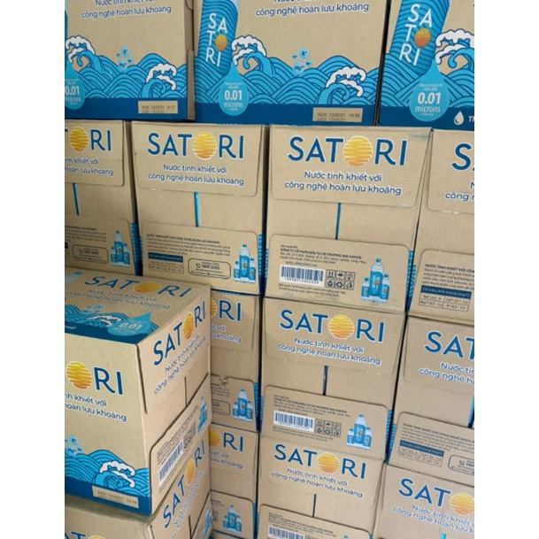 Nước uống tinh khiết SATORI thùng 24 chai