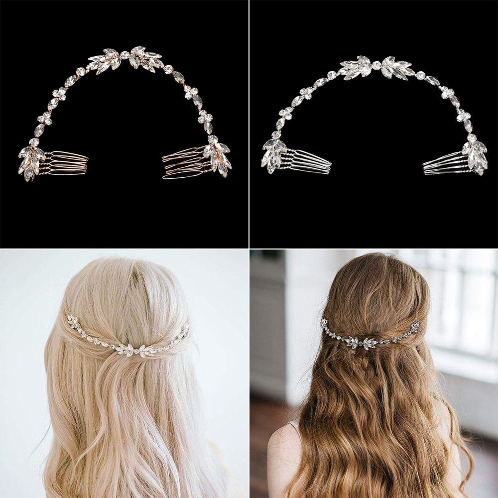 SUMU Sumu đã phân biệt|Băng Đô Cài Tóc Đính Đá Lấp Lánh Thời Trang|Lược Chải Tóc Cô Dâu Sang Trọng Quý Phái