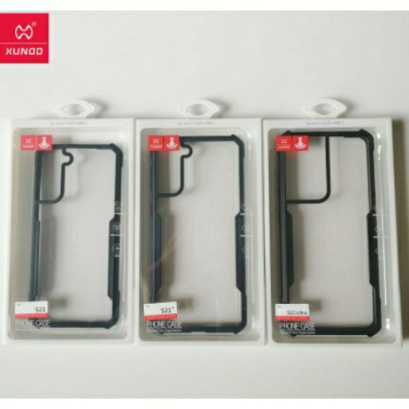 ỐP lưng Xundd Samsung Galaxy S22,S22 plus,S22 ultra,S21/ S21 Plus / S21 Ultra chống sốc lưng trong viền màu chống ố vàng