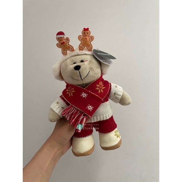 Gấu Bông Starbucks Bearista Xmas 2021