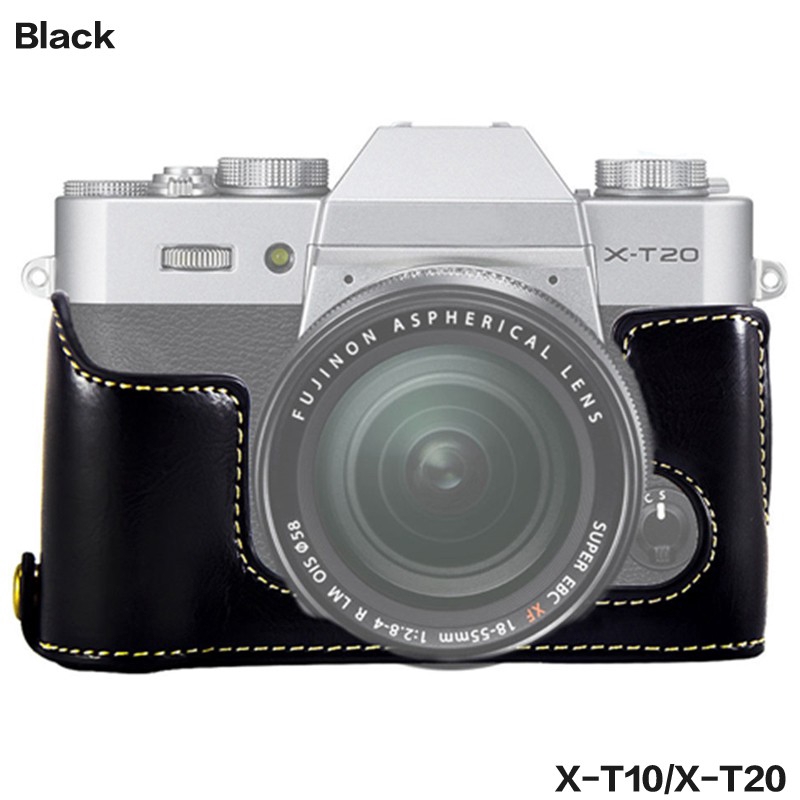 Bao da PU bọc một nửa dành cho Fujifilm X-T30 XT30 X-T20 X-T10 XT20 XT10