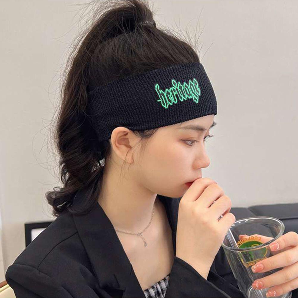 Băng Đô Thể Thao Thấm Hút Mồ Hôi Màu Trơn Thời Trang Hàn Quốc