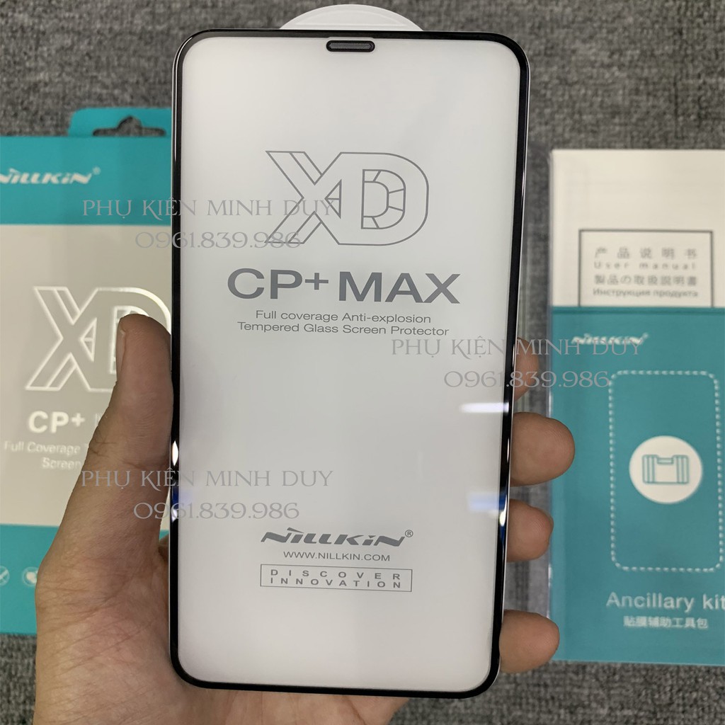 Kính cường lực full màn Nillkin XD CP+ MAX cho các đời Iphone 11, Xs Max