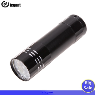 Đèn pin mini tia cực tím UV 9 LED