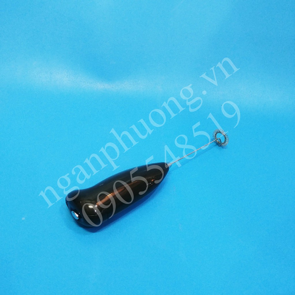 Máy đánh trứng cầm tay mini dùng pin tạo bọt