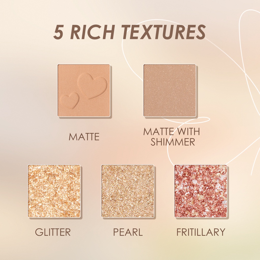 Bảng Phấn Mắt Focallure 5 Màu Sắc Tố Cao Mịn Mượt Lâu Trôi