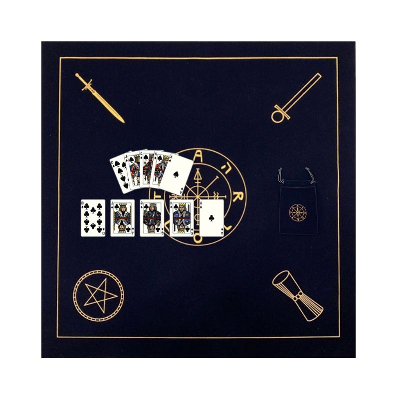 Khăn Trải Bàn Tarot Bằng Vải Nhung Kèm Túi Đựng
