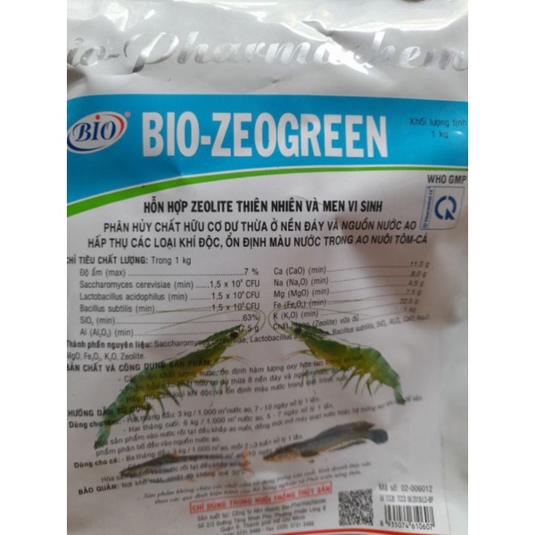men vi sinh phân hủy đáy ao bể cá cảnh bio zeogreen xử lý các chất dư thừa làm sạch nước ao hồ đầm nuôi tôm cua cá cảnh