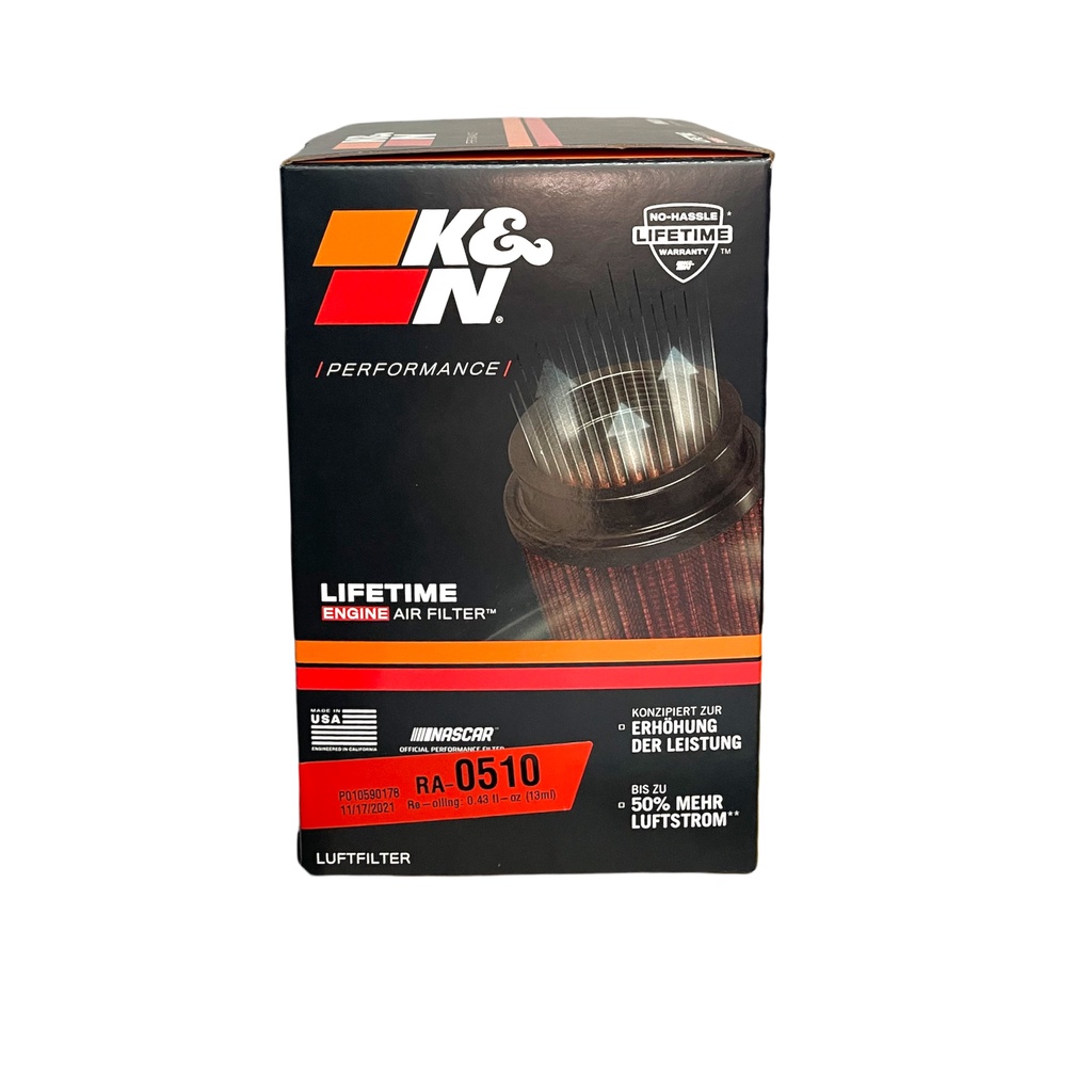 K&amp;N RA-0510 lọc gió trụ cho các dòng xe độ chính hãng K&amp;N